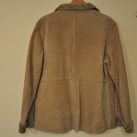 J Percy For Marvin Richards Suede Leather Coat - Picture 2 of 10